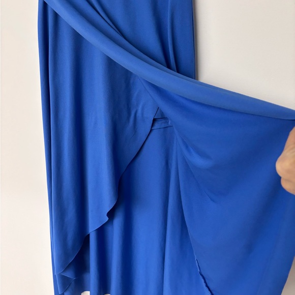 Shein - Breezy Asymmetrical Blue Maxi Skirt w/ built in shorts SZ XS - Picture 4 of 4